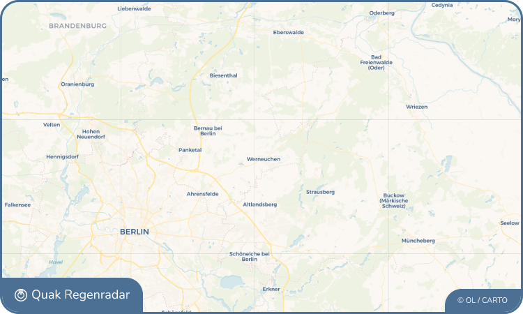 Regenradar-Widget für Werneuchen