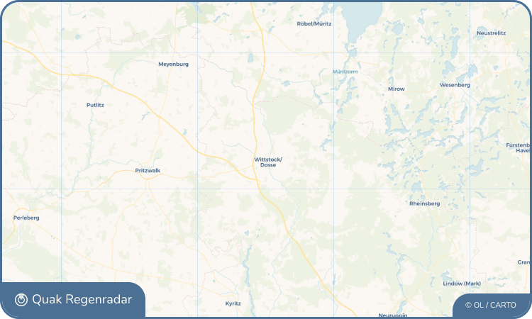 Quak Regenradar-Widget Wittstock/Dosse