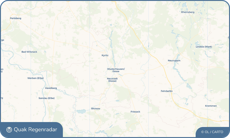 Quak Regenradar-Widget Wusterhausen/Dosse