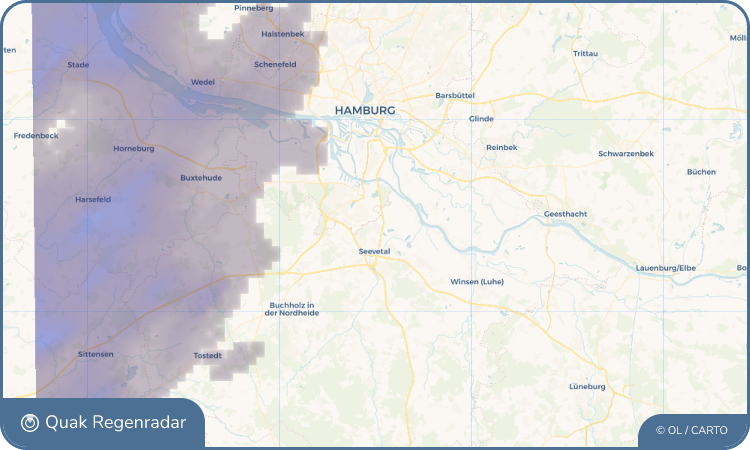 Quak Regenradar-Widget Meckelfeld