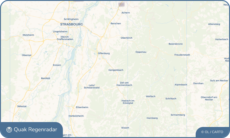 Quak Regenradar-Widget Gengenbach