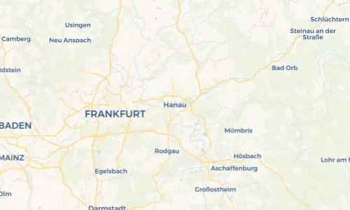 Regenradar Vorschaubild - Aktuelle Niederschläge in Hanau und Umgebung