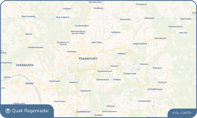 Quak Regenradar-Widget Offenbach am Main