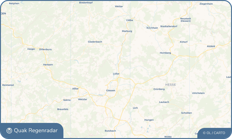 Quak Regenradar-Widget Ruttershausen