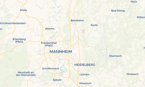 Regenradar Vorschaubild - Aktuelle Niederschläge in Viernheim und Umgebung