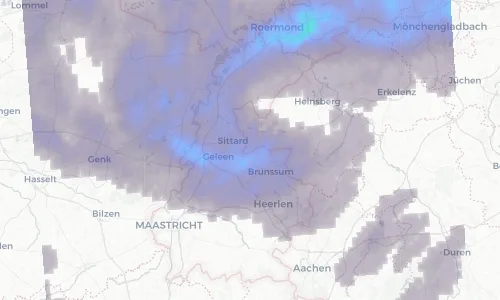 Regenradar Vorschaubild - Aktuelle Niederschläge in Hillensberg und Umgebung