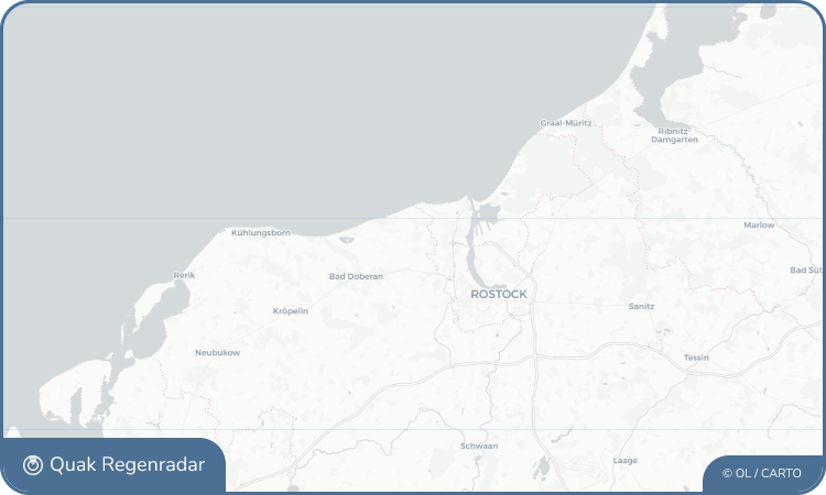Regenradar-Widget für Admannshagen