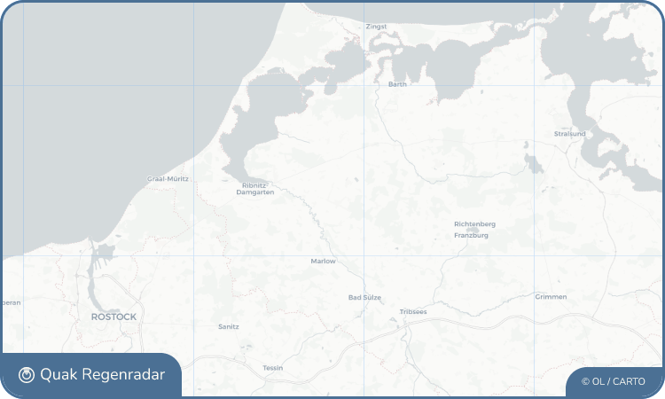 Regenradar-Widget für Ahrenshagen