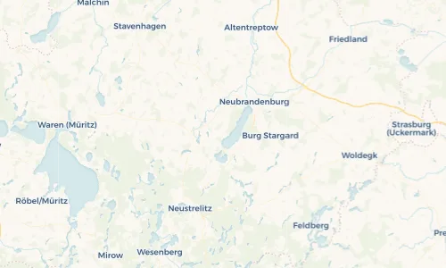 Regenradar Vorschaubild - Aktuelle Niederschläge in Alt Rehse und Umgebung