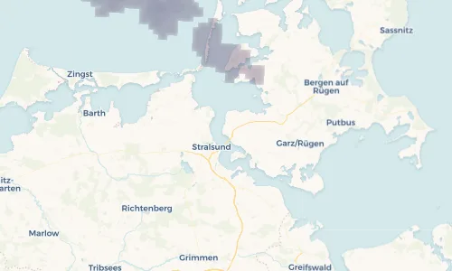 Regenradar Vorschaubild - Aktuelle Niederschläge in Altefähr und Umgebung