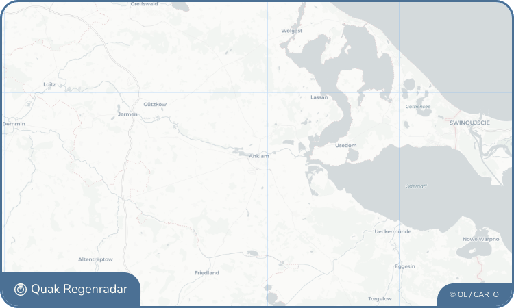 Regenradar-Widget für Anklam