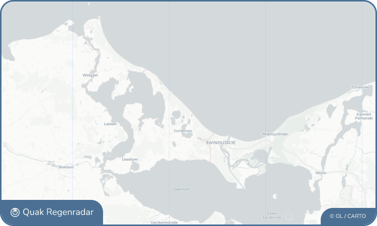Regenradar-Widget für Bansin