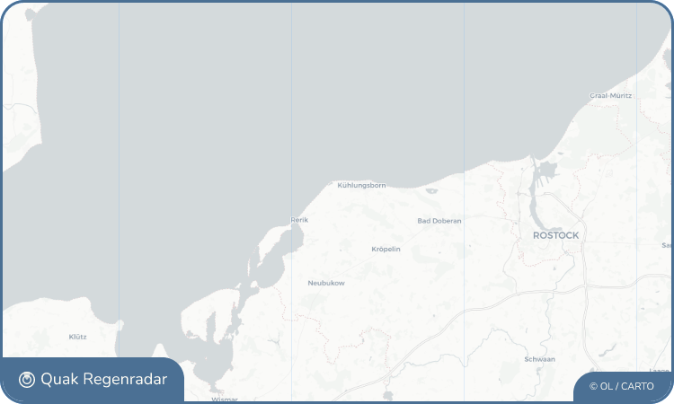 Regenradar-Widget für Bastorf