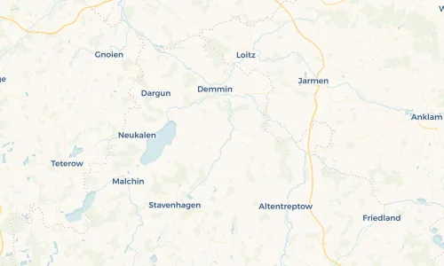 Regenradar Vorschaubild - Aktuelle Niederschläge in Beggerow und Umgebung