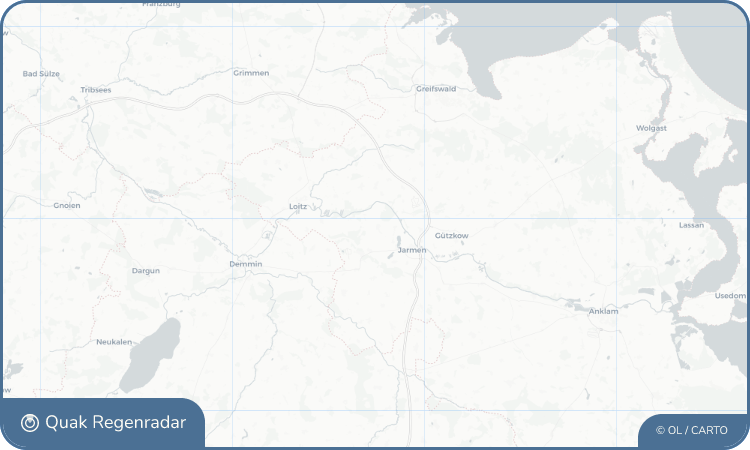 Regenradar-Widget für Bentzin
