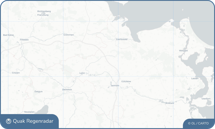 Regenradar-Widget für Böken