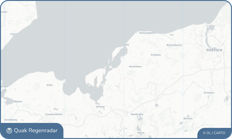 Regenradar-Widget für Boiensdorf