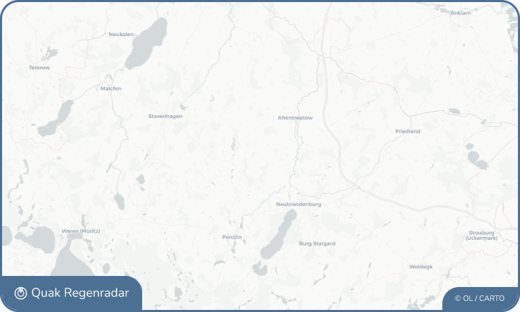 Regenradar-Widget für Breesen