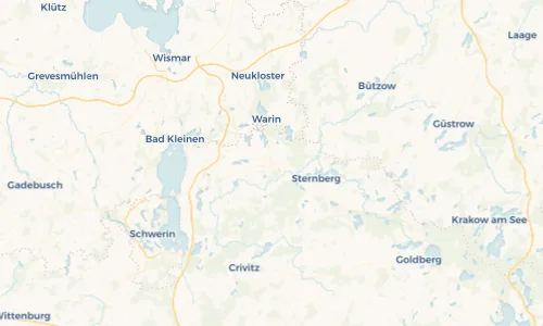 Regenradar Vorschaubild - Aktuelle Niederschläge in Brüel und Umgebung