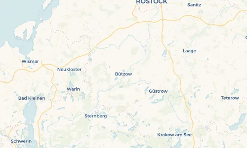 Regenradar Vorschaubild - Aktuelle Niederschläge in Bützow und Umgebung