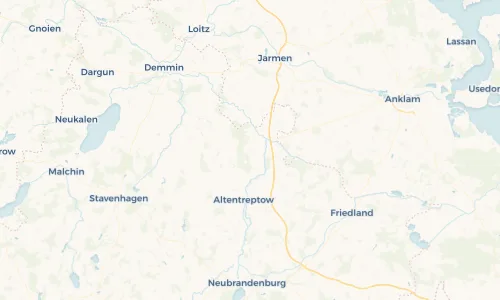 Regenradar Vorschaubild - Aktuelle Niederschläge in Burow und Umgebung