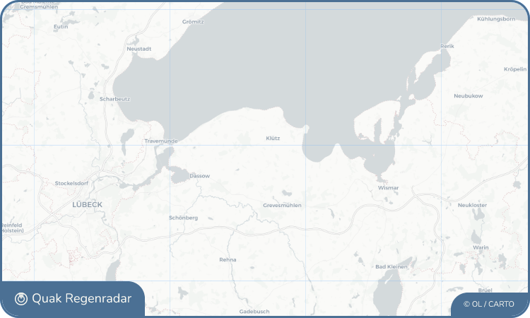 Regenradar-Widget für Damshagen