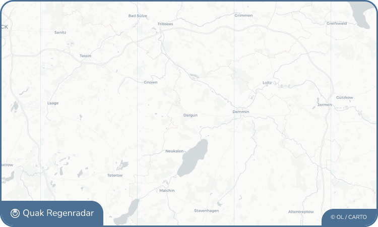 Regenradar-Widget für Dargun