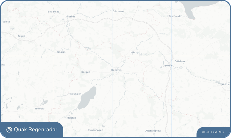 Regenradar-Widget für Demmin