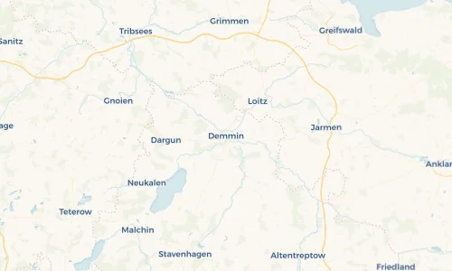 Regenradar Vorschaubild - Aktuelle Niederschläge in Demmin und Umgebung