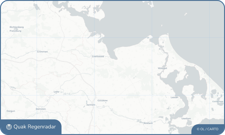 Regenradar-Widget für Diedrichshagen