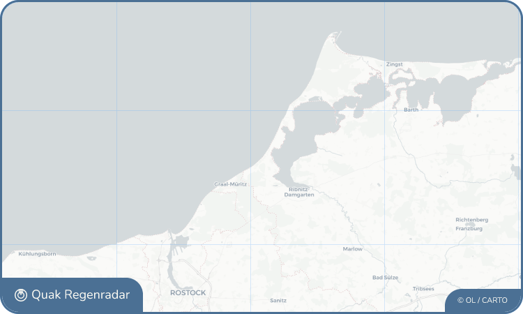 Regenradar-Widget für Dierhagen Strand