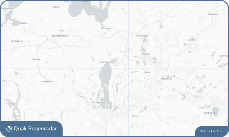 Regenradar-Widget für Dobin am See