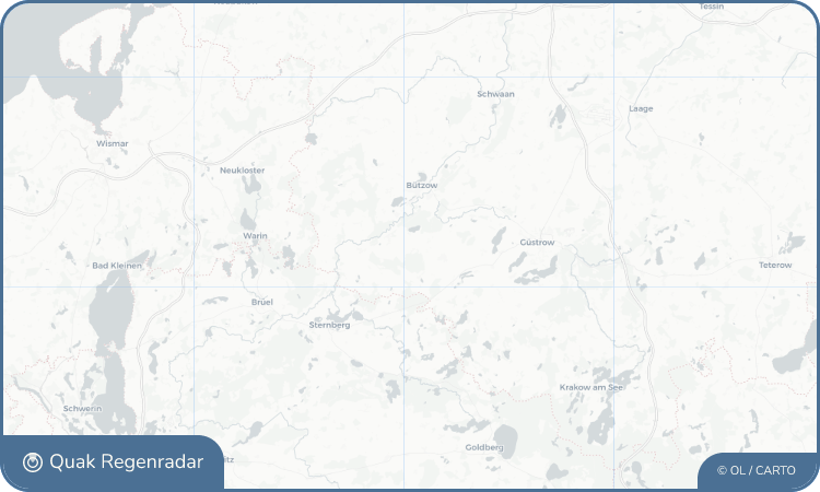 Regenradar-Widget für Dreetz