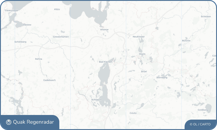 Regenradar-Widget für Flessenow