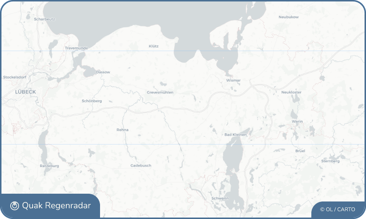 Regenradar-Widget für Friedrichshagen