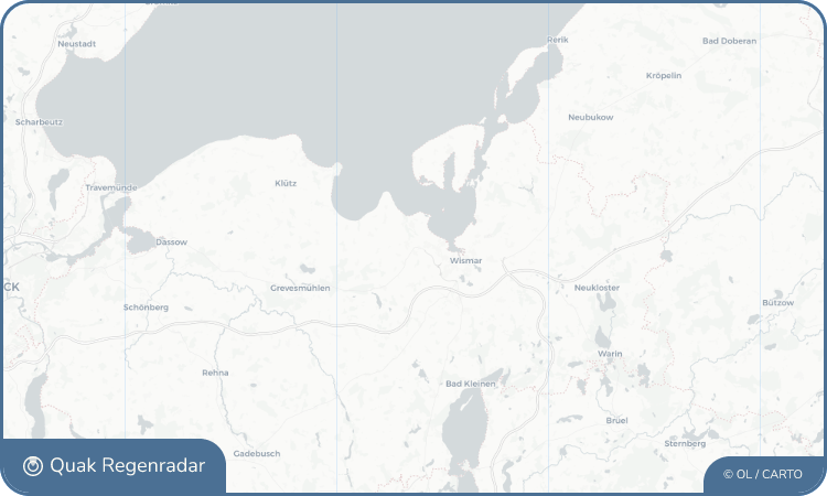 Regenradar-Widget für Gägelow