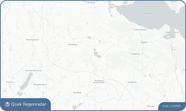 Regenradar-Widget für Galenbeck