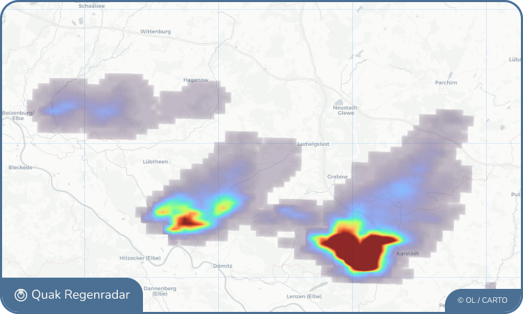 Regenradar-Widget für Göhlen