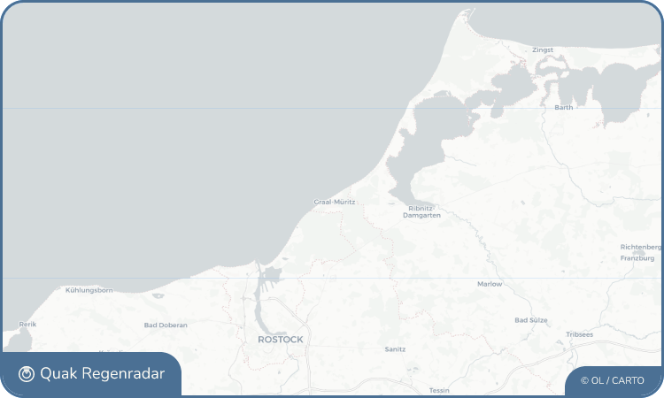 Regenradar-Widget für Graal-Müritz