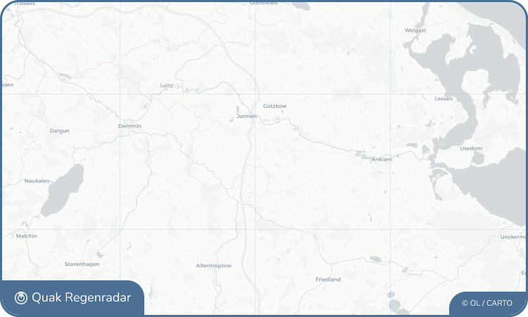 Regenradar-Widget für Gramzow