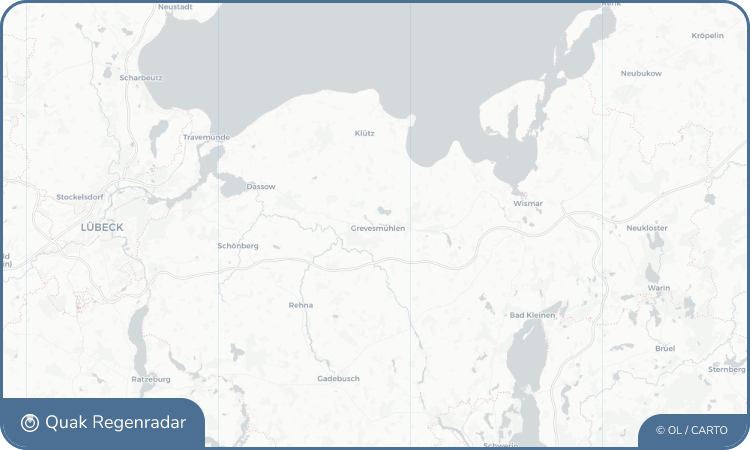 Regenradar-Widget für Grevesmühlen