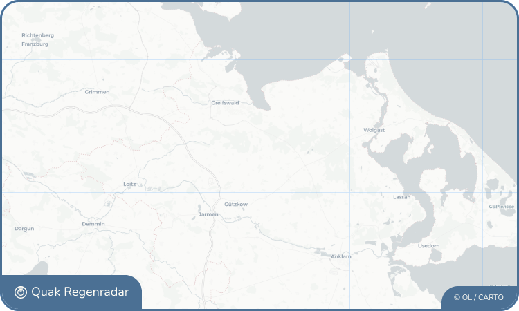 Regenradar-Widget für Groß Kiesow