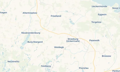 Regenradar Vorschaubild - Aktuelle Niederschläge in Groß Miltzow und Umgebung