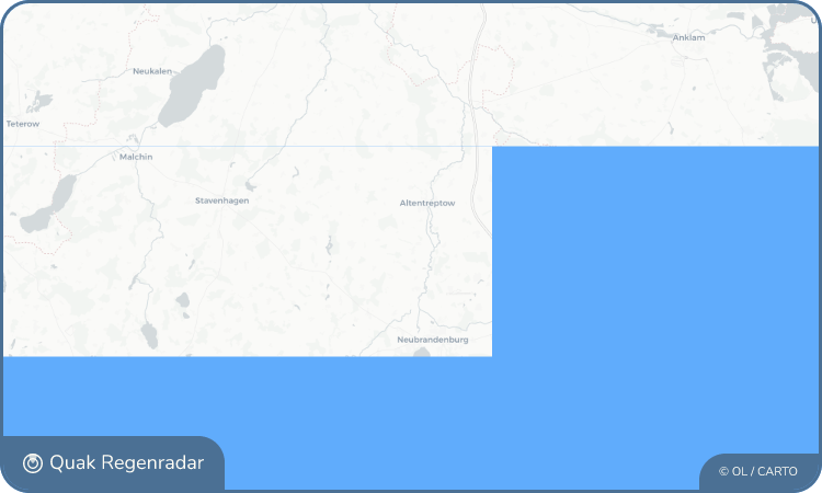 Regenradar-Widget für Groß Teetzleben