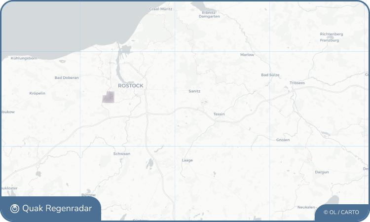 Regenradar-Widget für Gubkow
