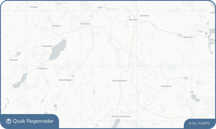 Regenradar-Widget für Gültz