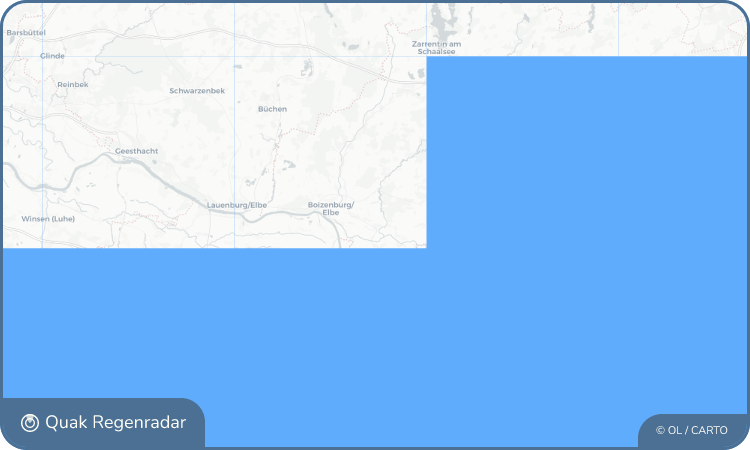 Regenradar-Widget für Gülze