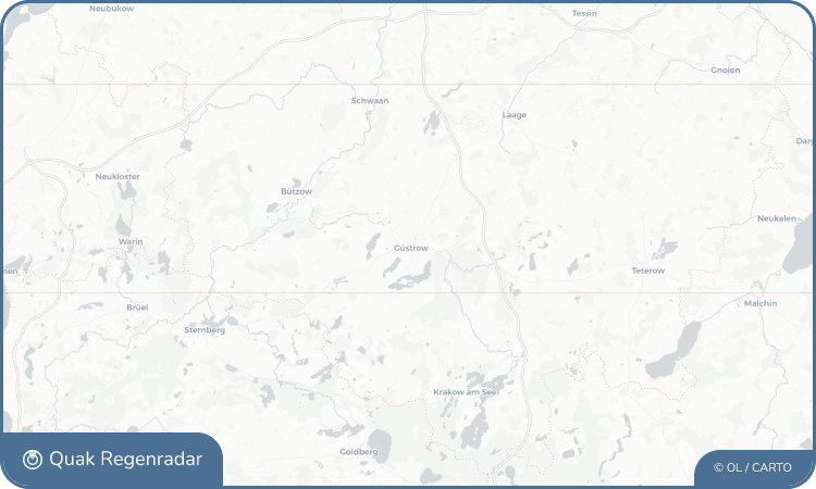 Regenradar-Widget für Güstrow