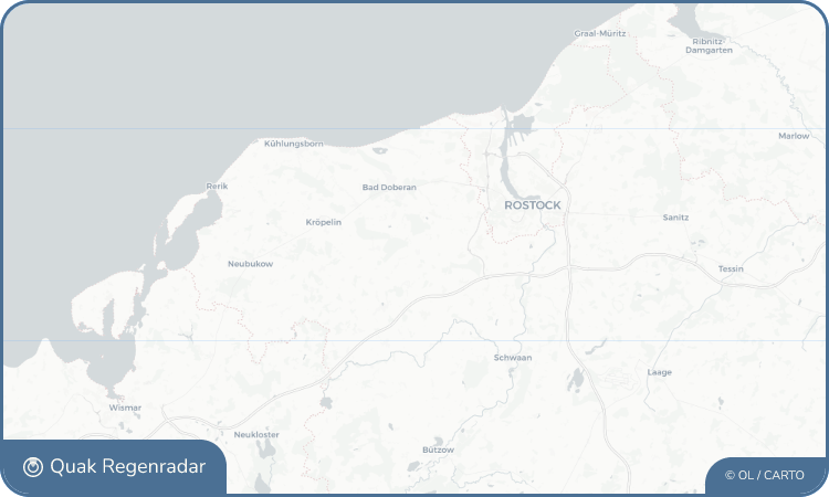 Regenradar-Widget für Hanstorf