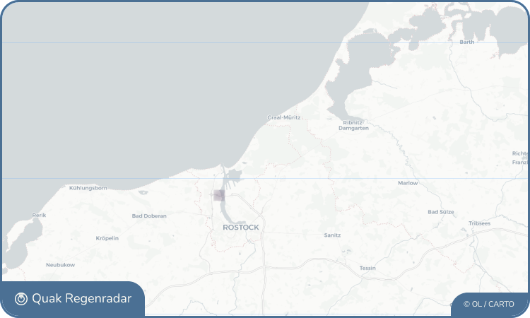 Regenradar-Widget für Hinrichshagen